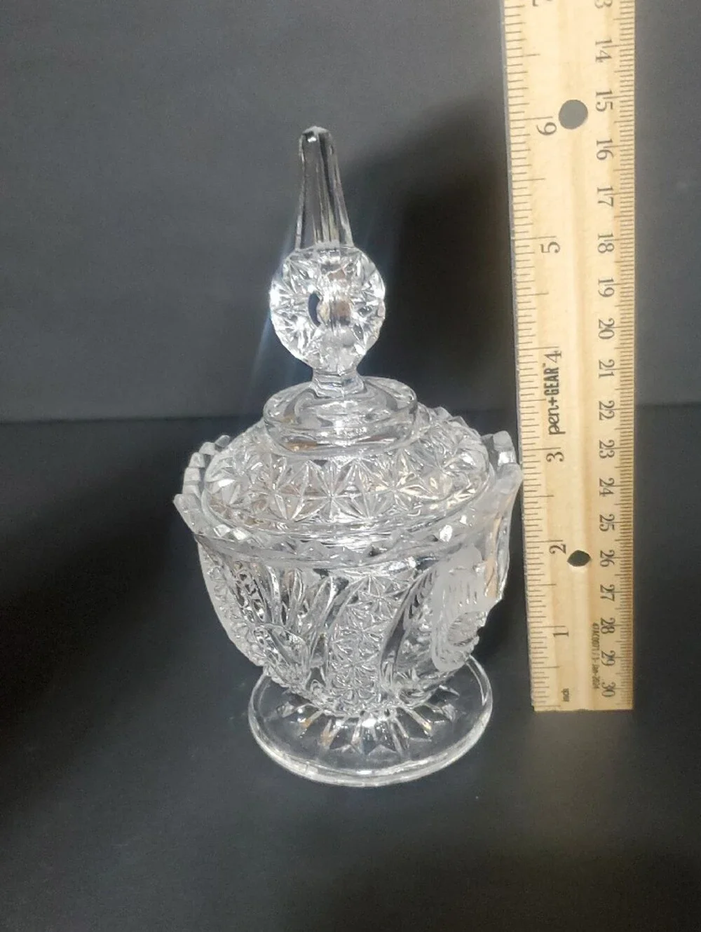 Vtg Hofbauer Byrdes Lead Crystal Dish
